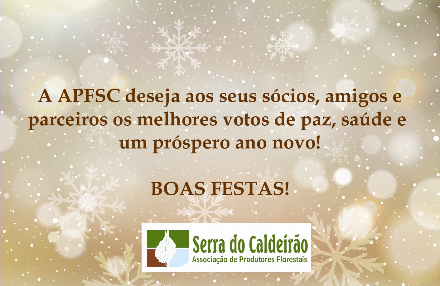 Boas Festas! Encerramos de 26 a 29 de Dezembro 2023.