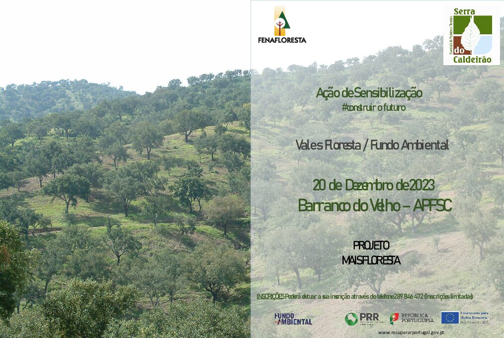 Ação de sensibilização / Fundo Ambiental – Vales Floresta, projeto piloto